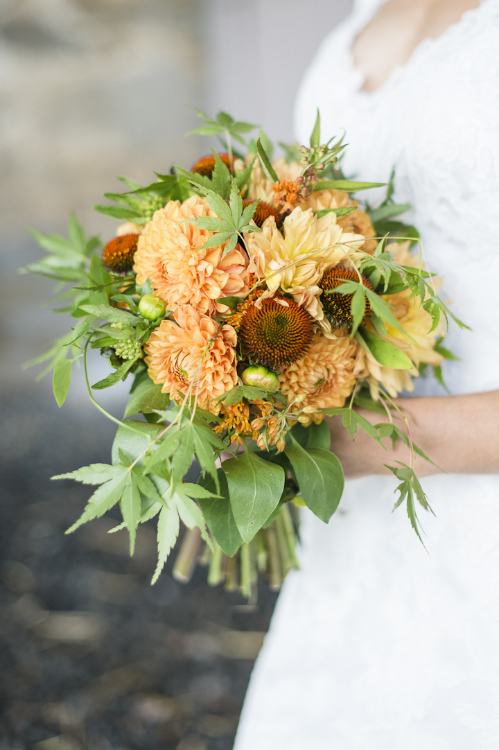 Rustic Bridal Bouquet by Crimson and Clover
