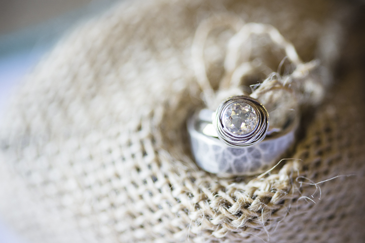 White Topaz Engagement Ring | Ecofriendly Wedding Rings