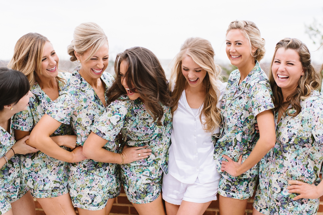 Plum Pretty Sugar Bridesmaids Pajama Robes by Annapolis Wedding Photographer, Natalie Franke Photography