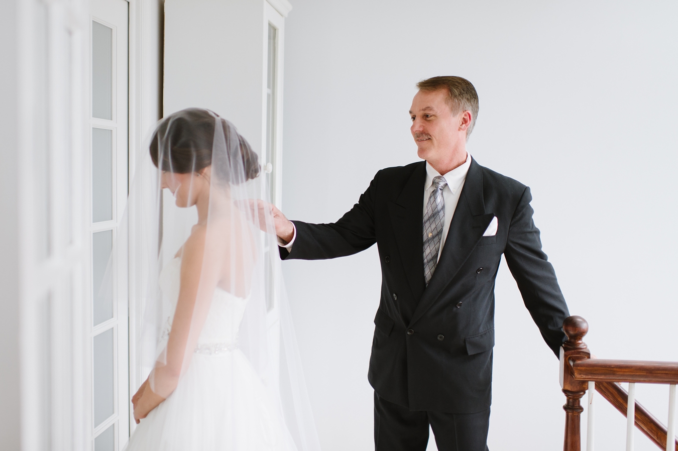 Father Daughter First Look at Sherwood Forest in Annapolis, Maryland| Natalie Franke Photography