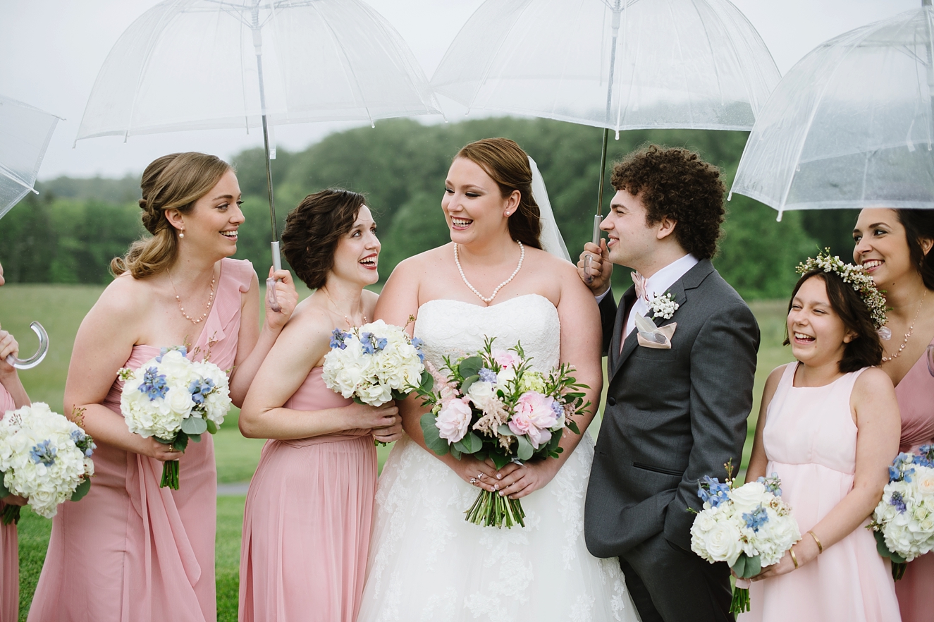 Rainy Day Wedding Inspiration at Belmont Manor by Natalie Franke