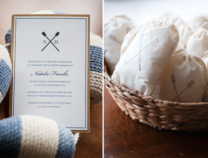 Crew Inspired Wedding Details for Rowers