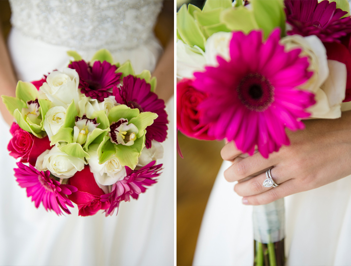 Preppy Pink and Green Bouquet