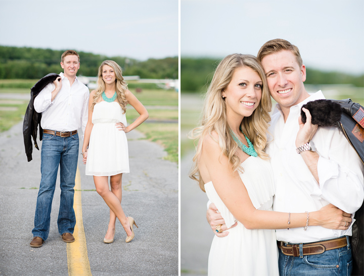 Aviation Inspired Anniversary Shoot in Bowie, Maryland