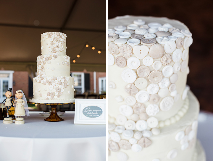 Button Wedding Cake | Goodness Cakes, Maryland