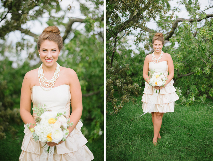 Ruffled Bridesmaid Dress | Natalie Franke Photography