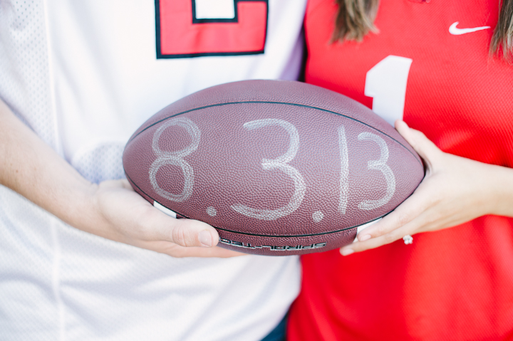 Football Save the Date Idea