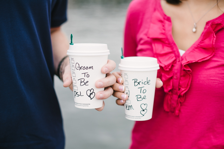 Starbucks Coffee Engagement Session | Natalie Franke Phtoography