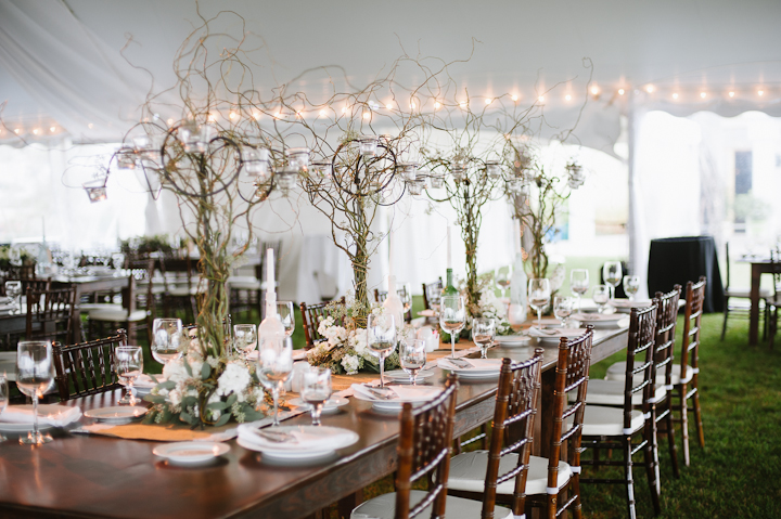 Whimsical Centerpieces | Eastern Shore Wedding | Natalie Franke Photography
