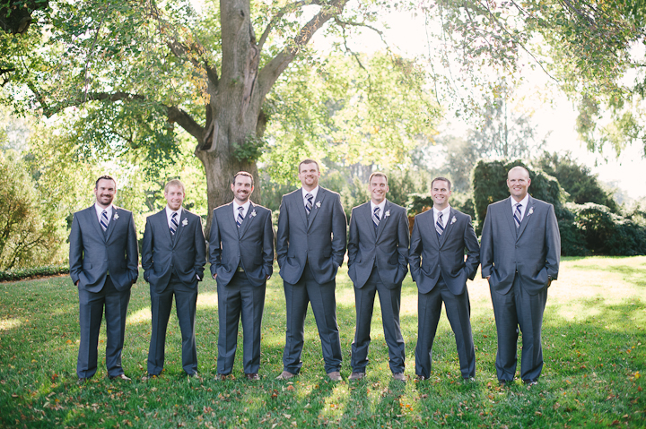 Grey Suits for Groomsmen | Love this look!