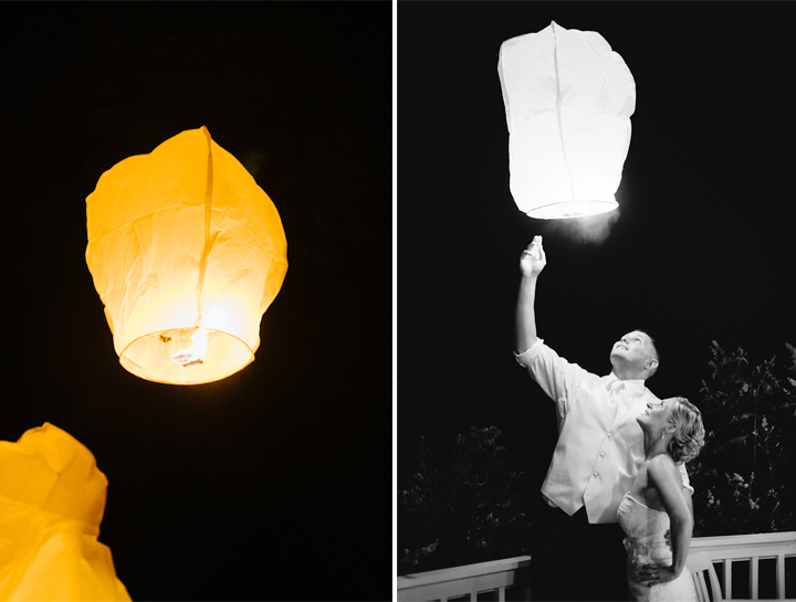 Chinese Wish Lanterns for Weddings in Maryland