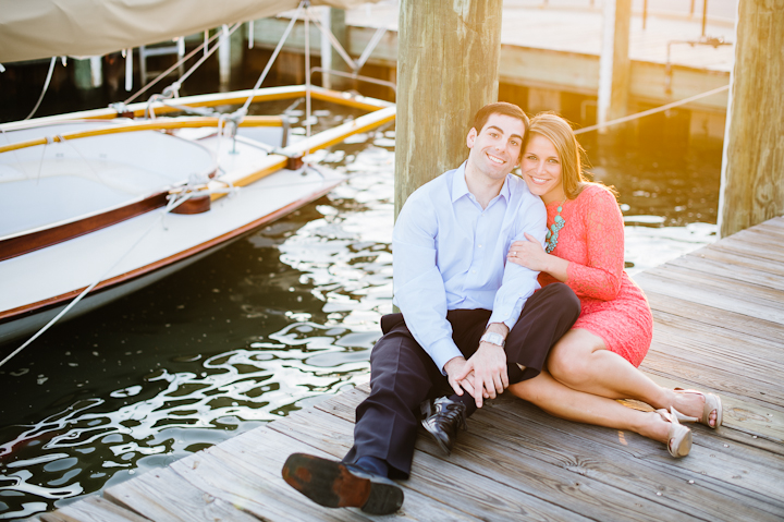 Nautical Engagement Pictures in Annapolis Maryland