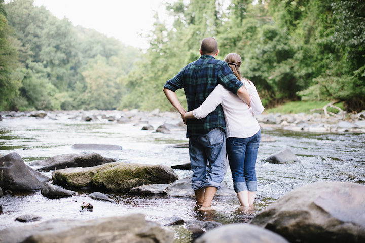 Near Patapsco Valley Maryland Engagement Pictures