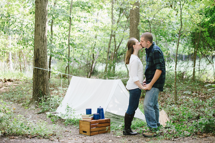 Maryland Camping Engagement Pictures