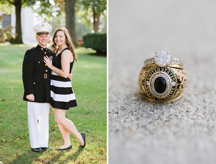 Naval Academy Engagement Pictures in Annapolis Maryland