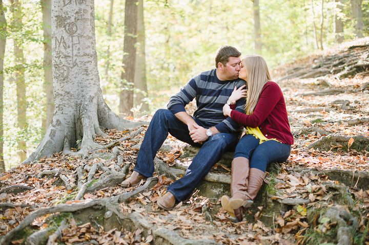 Rustic Maryland Engagement Pictures