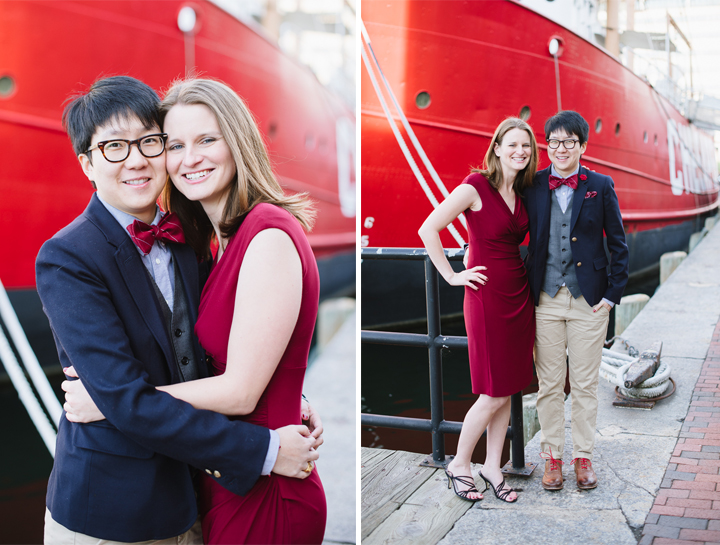 Inner Harbor of Baltimore, Maryland - Same Sex Wedding Photographer