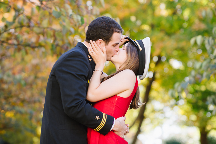 Naval Academy Engagement Session by Natalie Franke Photography
