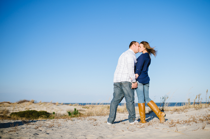 Cape Henlopen State Park Engagement Pictures - Rehoboth Beach Delaware Wedding Photographer - Natalie Franke Photography
