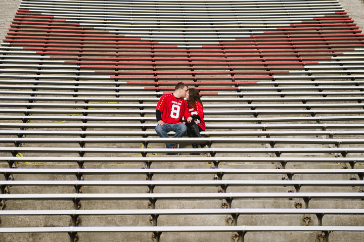University of Maryland Engagement Session - Capitol One Stadium in College Park - Go Terps!