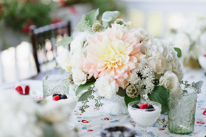 Americana Bridal Shower Shoot by Natalie Franke Photography for Baltimore Bride Magazine at the Historic Kent Manor Inn