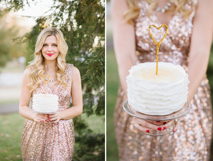 Valentines Day Styled Shoot - Gold Sequin Bagdley Mischka Dress and Red Bow Tie | Annapolis Wedding Photographer - Natalie Franke Photography
