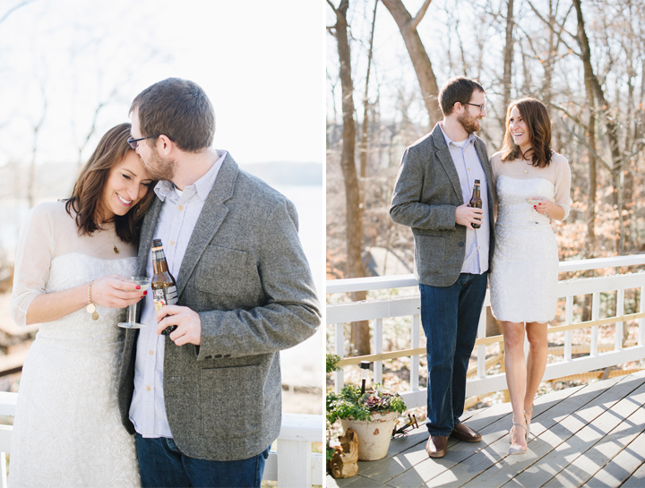 Styled Winter Engagement Party by Caitlin Moran - Featured on Style Me Pretty by Natalie Franke Photography