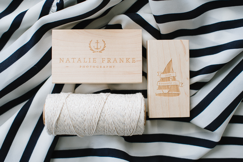 Custom Rubber Stamps, Gold Twine, and Branding Materials for Photographers