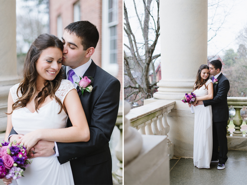 Annapolis Courthouse Wedding with Rainy Day Wedding Inspiration by Natalie Franke Photography