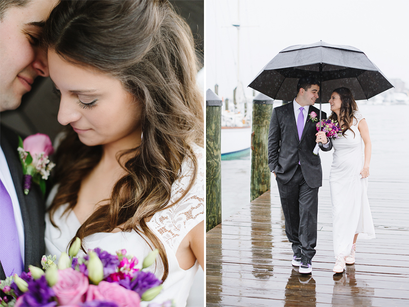 Annapolis Courthouse Wedding with Rainy Day Wedding Inspiration by Natalie Franke Photography