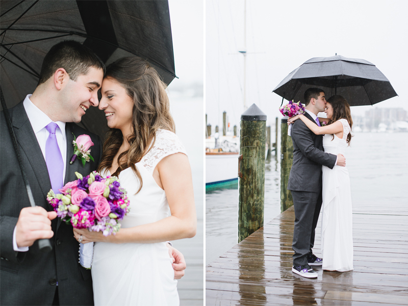 Annapolis Courthouse Wedding with Rainy Day Wedding Inspiration by Natalie Franke Photography