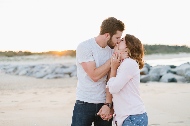 Cape Henlopen Engagement Session - Rehoboth Beach, Delaware by Natalie Franke Photography