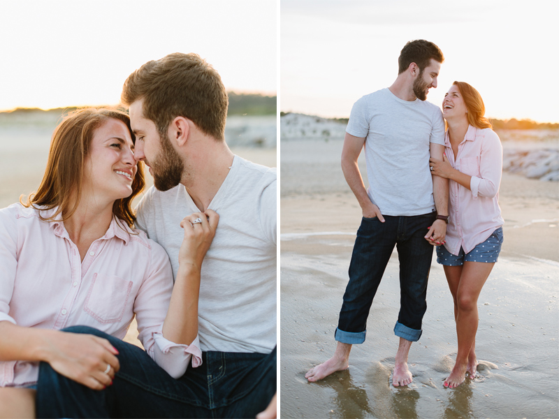 Cape Henlopen Engagement Session - Rehoboth Beach, Delaware by Natalie Franke Photography