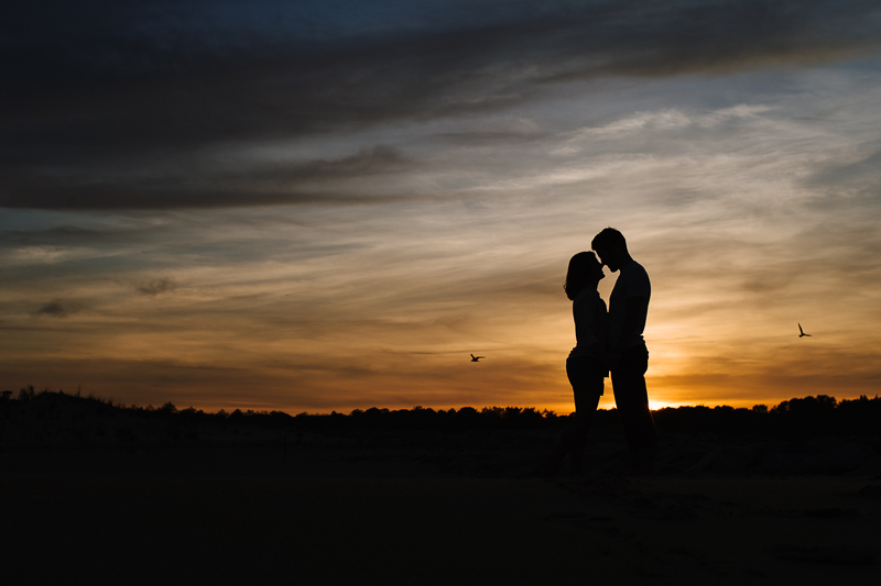 Cape Henlopen Engagement Session - Rehoboth Beach, Delaware by Natalie Franke Photography