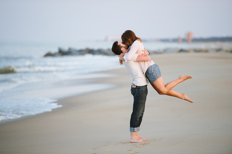 Cape Henlopen Engagement Session - Rehoboth Beach, Delaware by Natalie Franke Photography