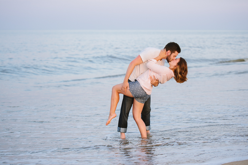 Cape Henlopen Engagement Session - Rehoboth Beach, Delaware by Natalie Franke Photography