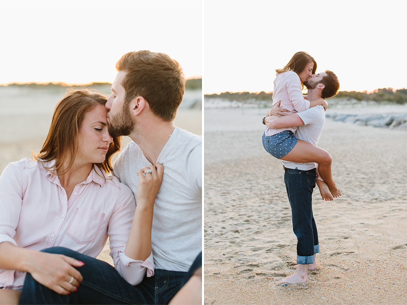 Cape Henlopen Engagement Session - Rehoboth Beach, Delaware by Natalie Franke Photography