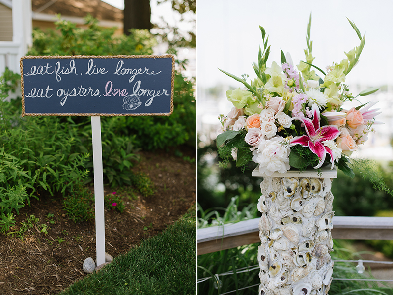 Oyster & Coastal Wedding Details - Annapolis, Maryland by Natalie Franke Photography