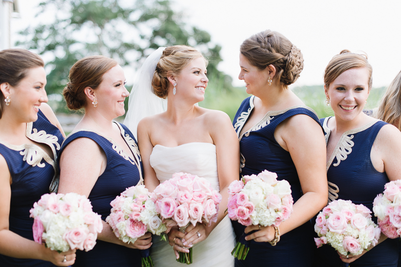 Lilly Pulitzer Bridesmaids Dresses - Chesapeake Bay Beach Club on Maryland's Eastern Shore | Natalie Franke Photography