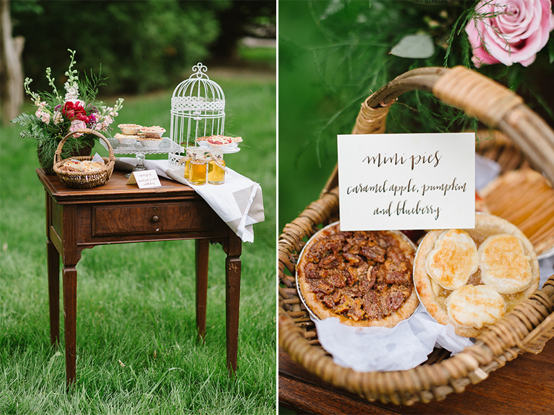 Whimsical Woodland Inspiration - Purple Bridesmaids Dresses, Calligraphy, & Floral Crowns by Natalie Franke Photography