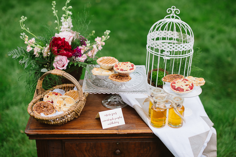 Whimsical Woodland Inspiration - Purple Bridesmaids Dresses, Calligraphy, & Floral Crowns by Natalie Franke Photography