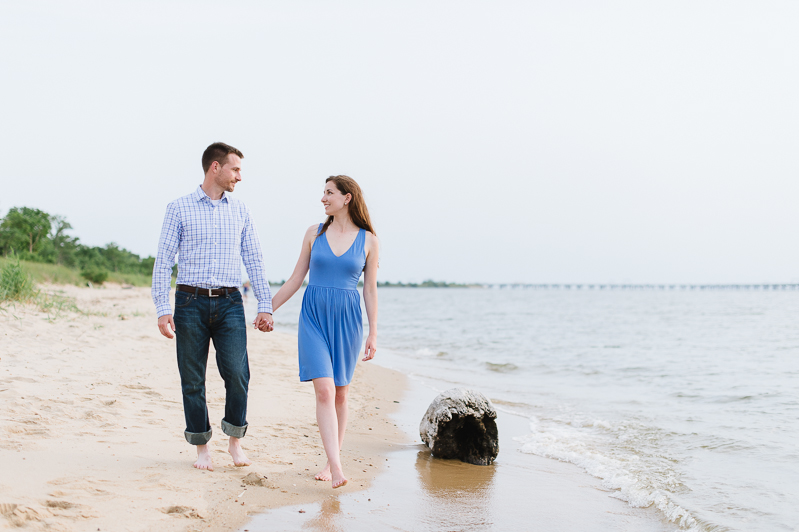 Eastern Shore Engagement Pictures - Terrapin Beach Park by Natalie Franke Photography