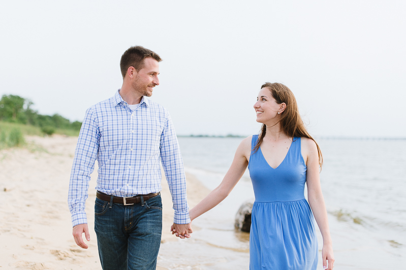 Eastern Shore Engagement Pictures - Terrapin Beach Park by Natalie Franke Photography