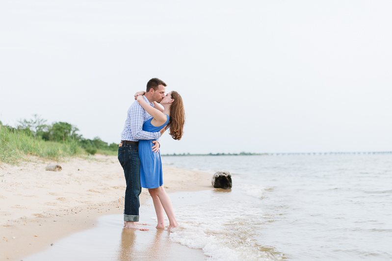 Eastern Shore Engagement Pictures - Terrapin Beach Park by Natalie Franke Photography