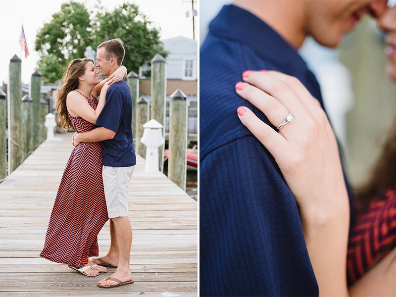 Nautical Downtown Annapolis Engagement Pictures by Natalie Franke Photography