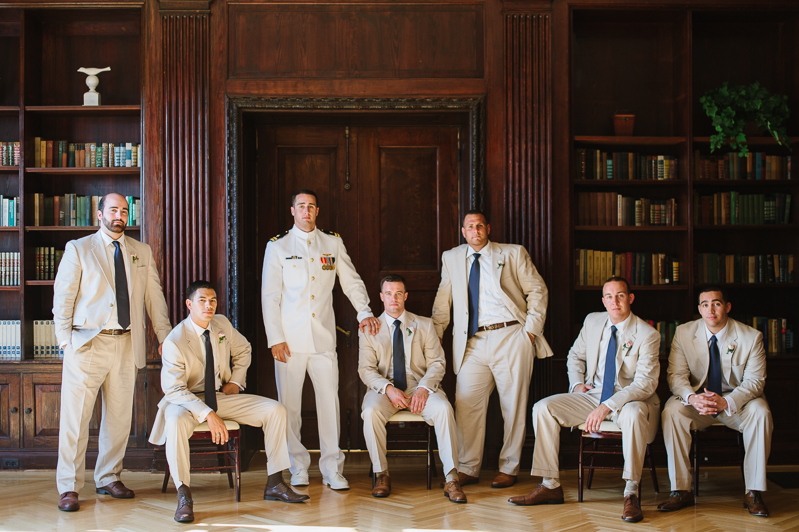 Annapolis Wedding Pictures - Groomsmen Posed | Natalie Franke Photography