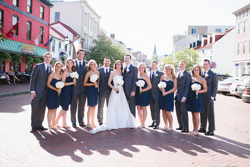 Downtown Annapolis Wedding Pictures | Main Street by Natalie Franke Photography