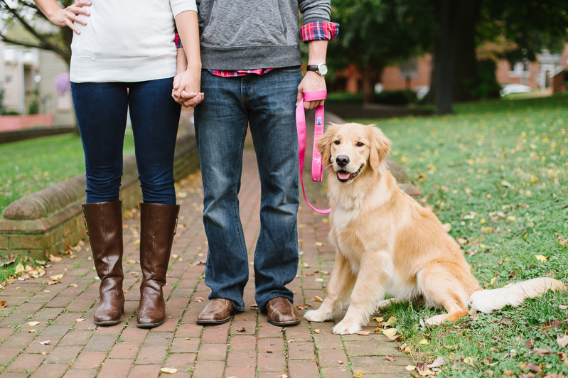 Engagement Pictures with your Dog | Golden Retriever Engagement Session in Annapolis, Maryland