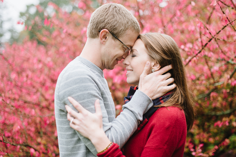 Rainy Day Engagement Pictures - Longwood Gardens Engagement Session