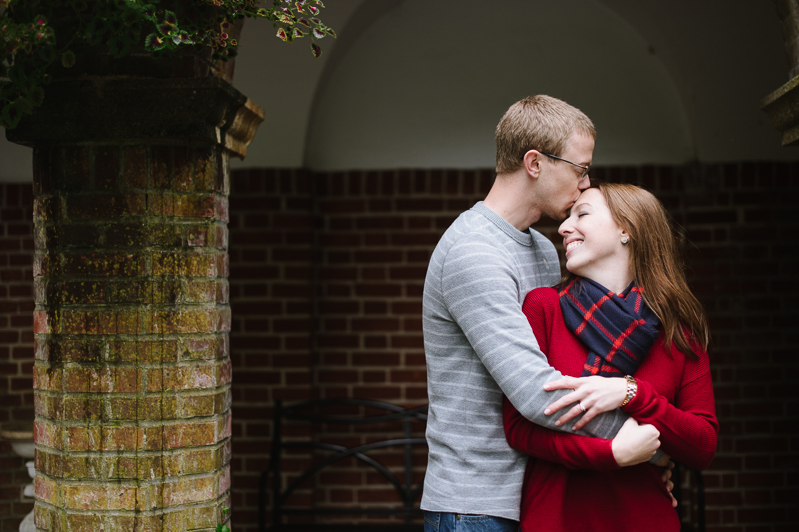 Rainy Day Engagement Pictures - Longwood Gardens Engagement Session